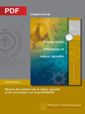 cover image of Mesure du contenu de la valeur ajoutée et de son impact sur la profitabilité (chapitre PDF)